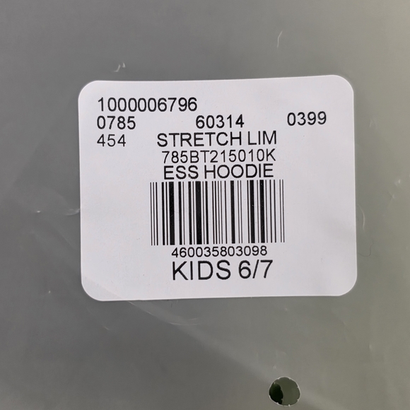 Fear of God Essentials Black Hoodie for Kids - Picture 15 of 16